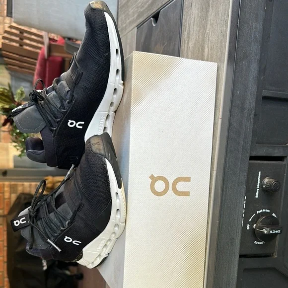 On Running Cloudnova Black and White Sneakers - Picture 4 of 4